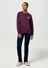 Wrangler Regular Sweat Italian Plum
