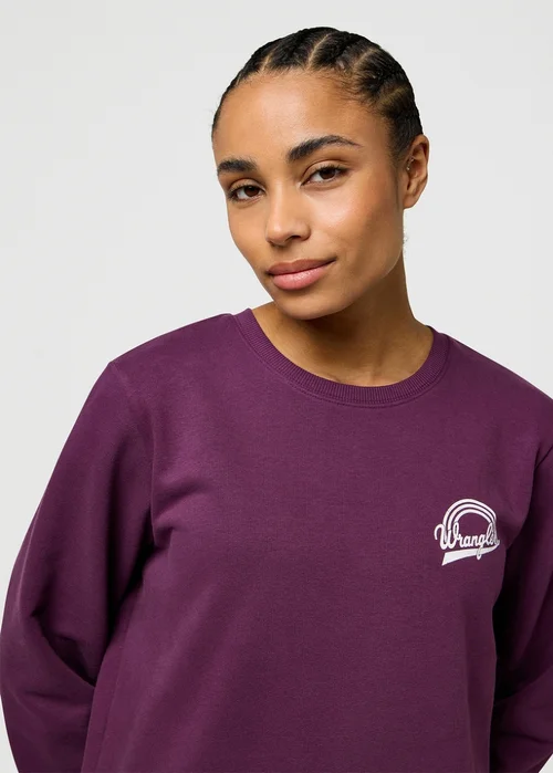 Wrangler Regular Sweat Italian Plum