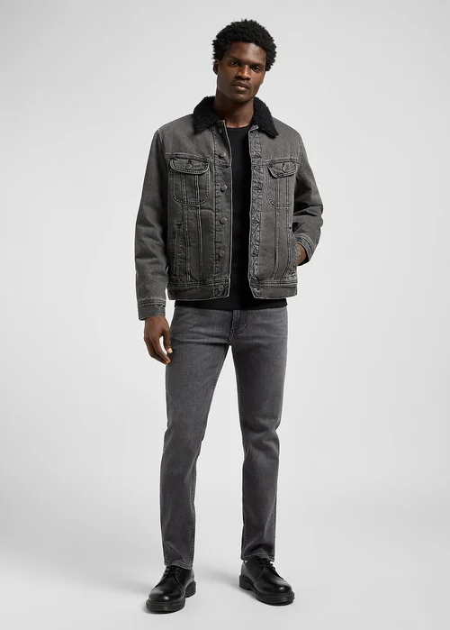 Lee Regular Sherpa Jacket Deep Obsidian