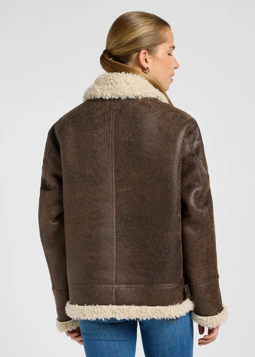 Lee Aviator Jacket Luxe Brown