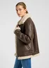 Lee Aviator Jacket Luxe Brown