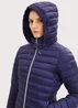 Tom Tailor Lightweight Jacket With A Hood Atlantic Ocean Blue