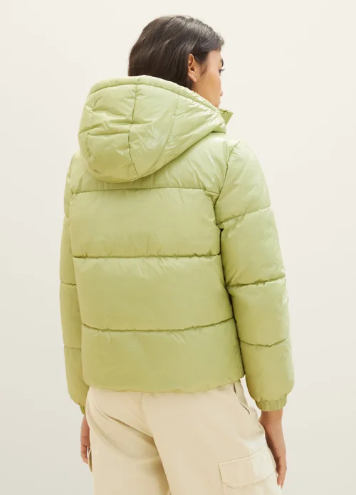 Denim Tom Tailor Puffer Jacket Dusty Pear Green