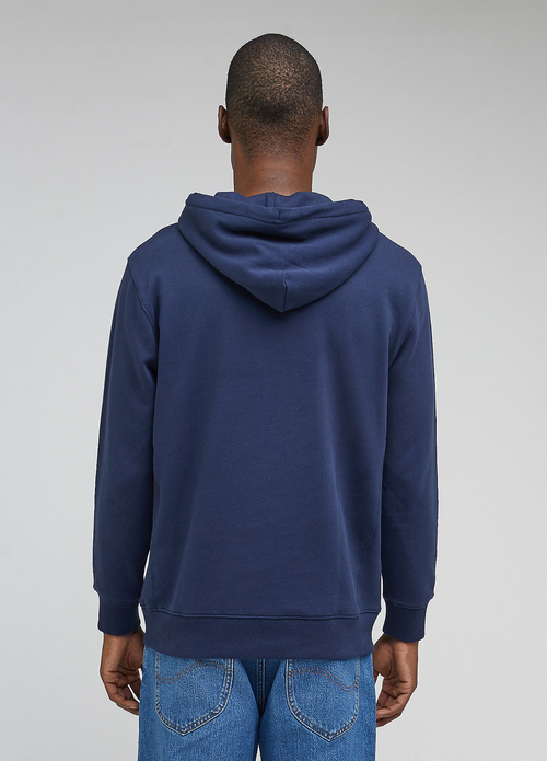 Lee Plain Hoodie Navy - L80YFW35