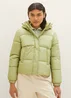 Denim Tom Tailor Puffer Jacket Dusty Pear Green