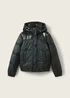 Denim Tom Tailor Puffer Jacket With A Detachable Hood Huntsman Green