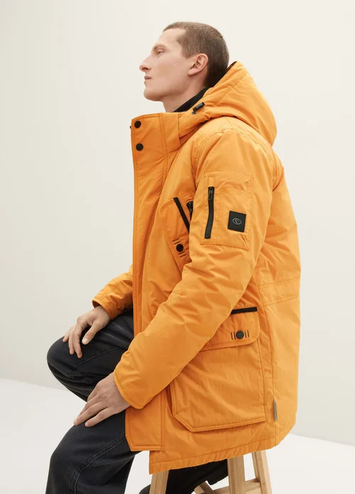 Tom Tailor Parka With A Removable Hood Tomato Cream Orange
