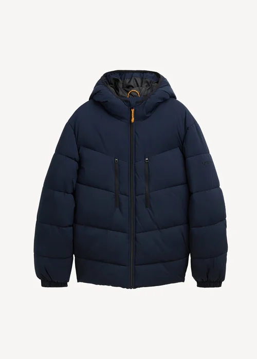 Tom Tailor Hooded Puffer Jacket Sky Captain Blue