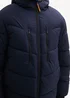 Tom Tailor Hooded Puffer Jacket Sky Captain Blue
