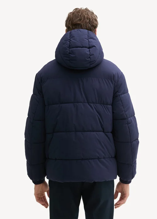 Tom Tailor Hooded Puffer Jacket Sky Captain Blue