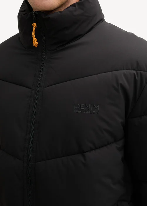 Tom Tailor Water Repellent Puffer Jacket Black