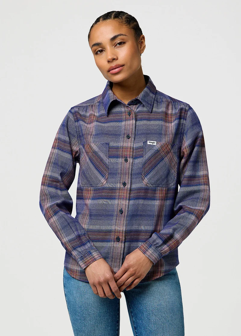 Wrangler Femme Western Shirt Earth Red