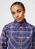Wrangler Femme Western Shirt Earth Red