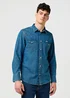 Wrangler Western Shirt Olive Breeze