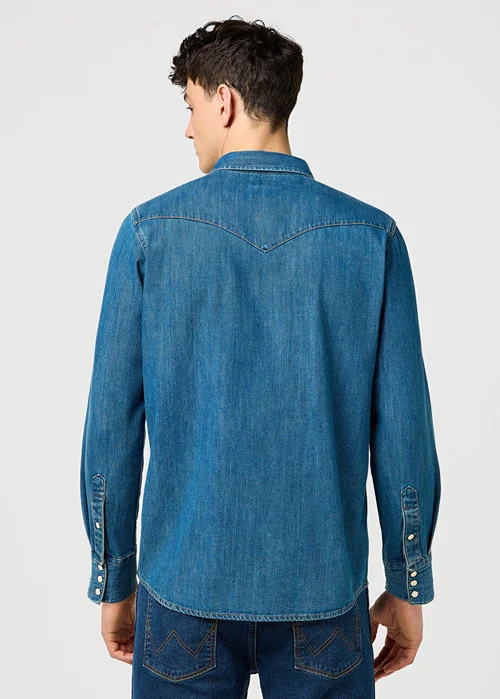 Wrangler Western Shirt Olive Breeze