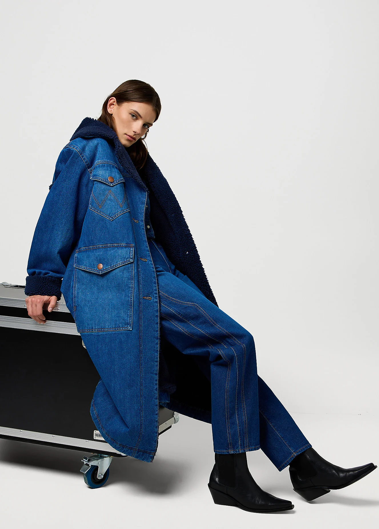 Wrangler Wrange Coat Sparkle Blue