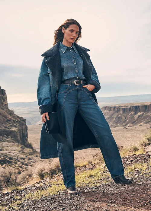 Wrangler Wrange Coat Sparkle Blue