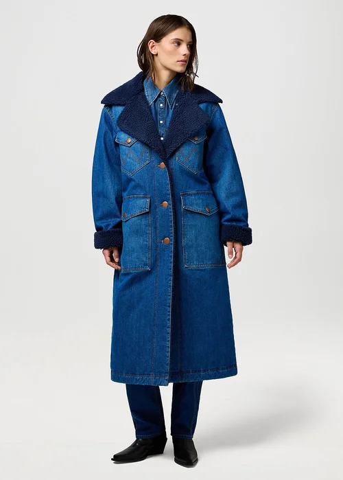 Wrangler Wrange Coat Sparkle Blue