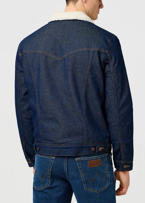 Wrangler Sherpa Denim Jacket Clean Rise