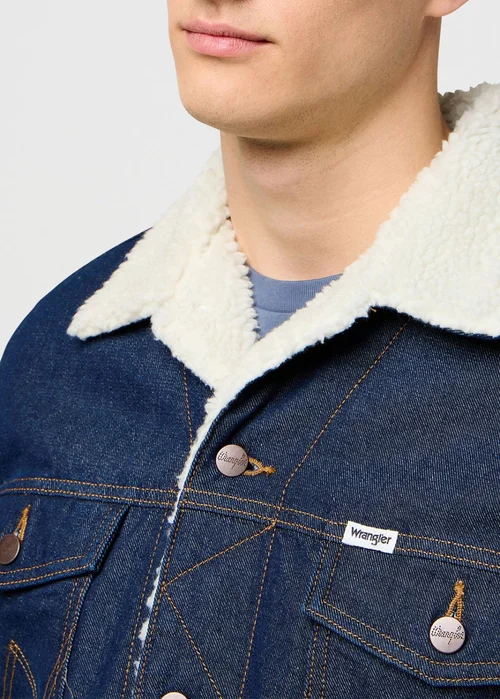Wrangler Sherpa Denim Jacket Clean Rise