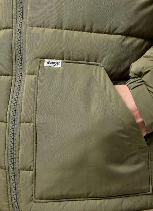 Wrangler Winter Jacket Dusty Olive