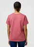 Wrangler V Neck Tee Mauvewood