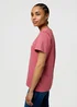 Wrangler V Neck Tee Mauvewood