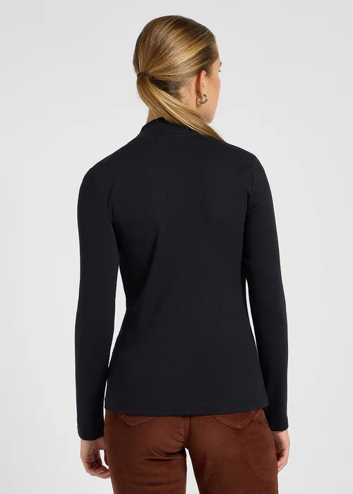 Lee Mock Neck Black