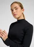 Lee Mock Neck Black