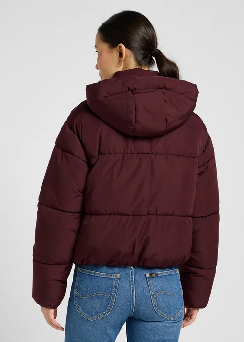 Lee Hooded Puffer Jacket Velvet Beet