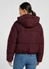 Lee Hooded Puffer Jacket Velvet Beet
