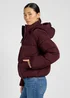 Lee Hooded Puffer Jacket Velvet Beet