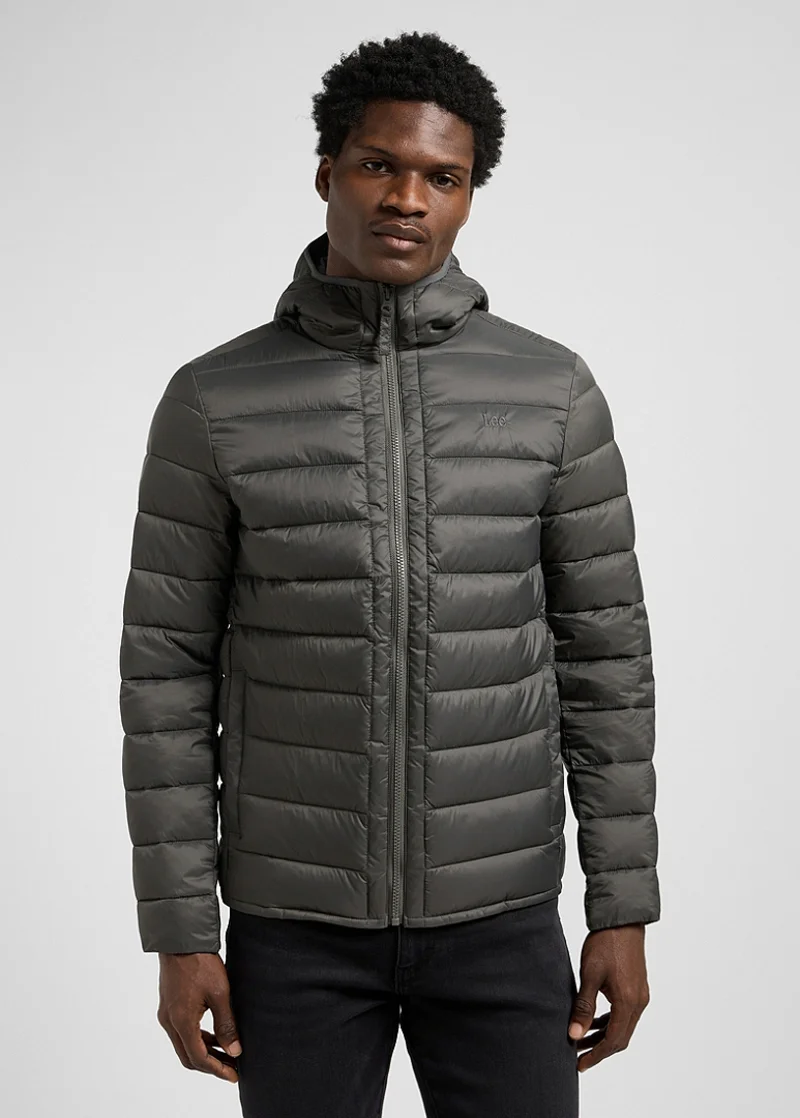 Lee Puffer Jacket Static Gray