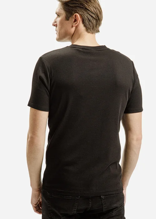 Czarna Koszulka Polo Cross Jeans