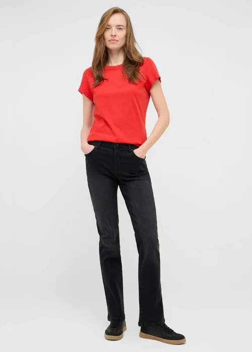 Mustang Crosby Relaxed Straight Denim Black