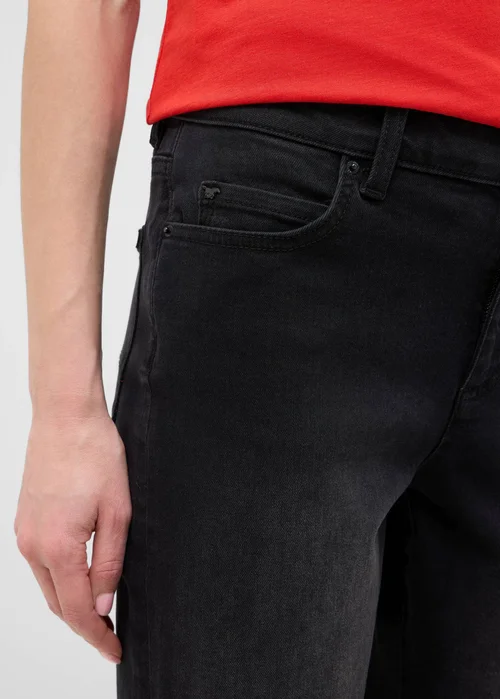 Mustang Crosby Relaxed Straight Denim Black