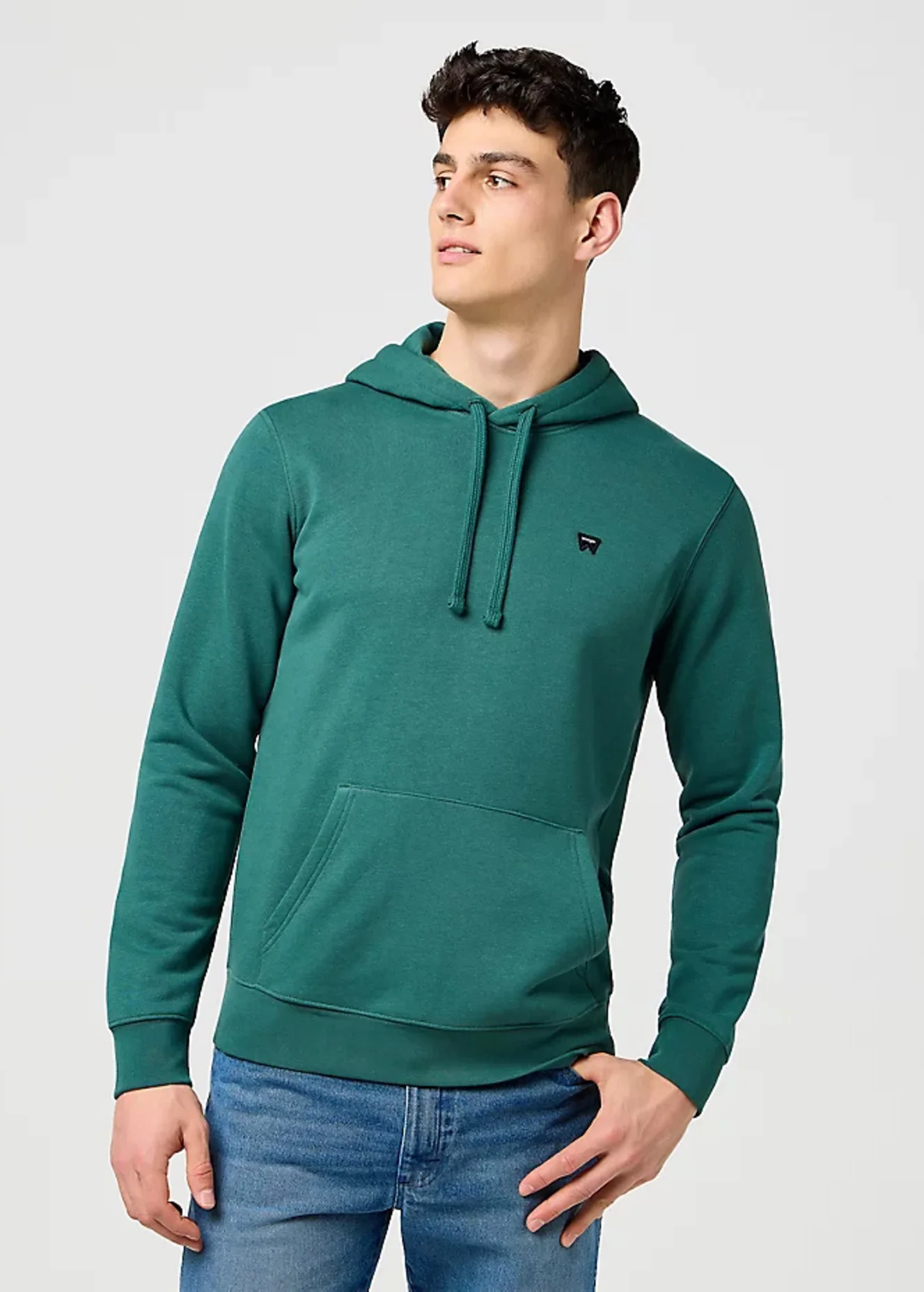 Wrangler Sign Off Hoodie Bistro Green