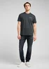 Lee Short Sleeve Tee Washed Black