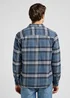 Lee Mercantile Shirt Vintage Blue Plaid Check