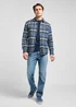 Lee Mercantile Shirt Vintage Blue Plaid Check