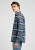 Lee Mercantile Shirt Vintage Blue Plaid Check