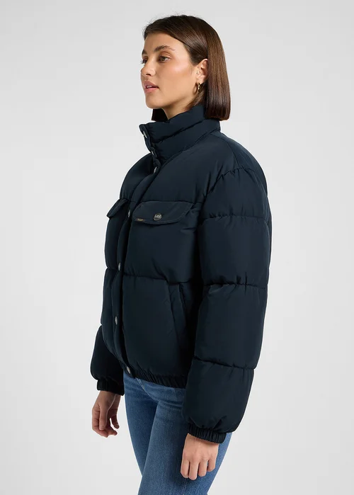 Lee Rider Puffer Jacket Black