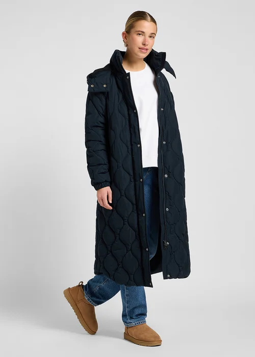 Lee Long Puffer Unionall Black