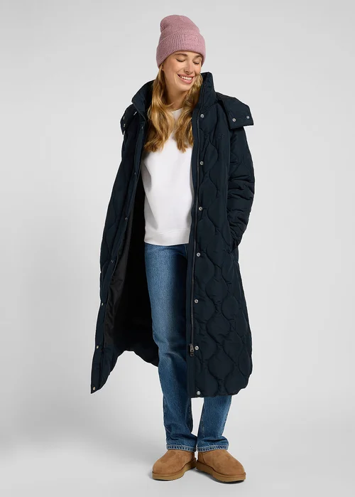 Lee Long Puffer Unionall Black