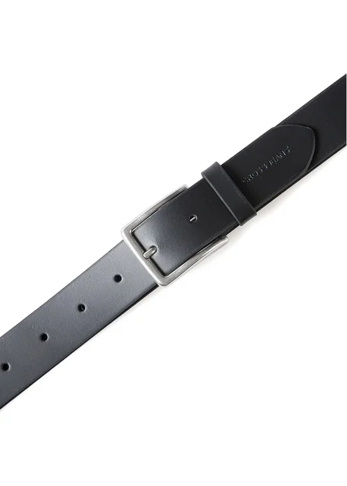 Skrzany Czarny Pasek Cross Jeans