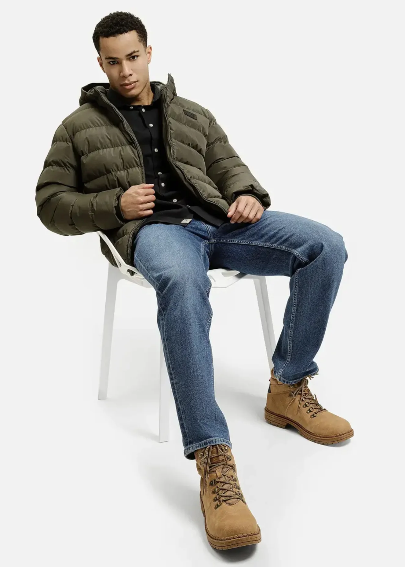 Niebieskie Regularne Dinsy Jack Marki Cross Jeans