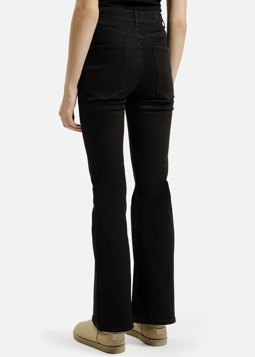 Czarne Dinsy Dzwony Cross Jeans