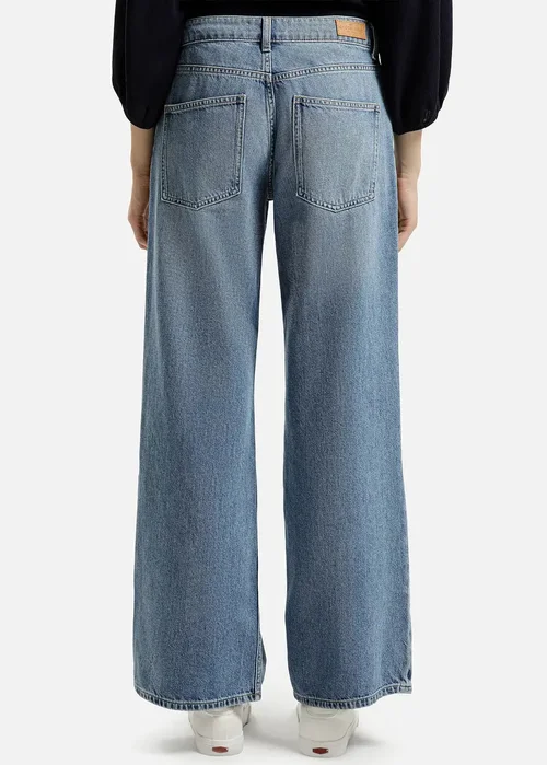 Niebieski Dzinsy Z Szerok Nogawk Cross Jeans