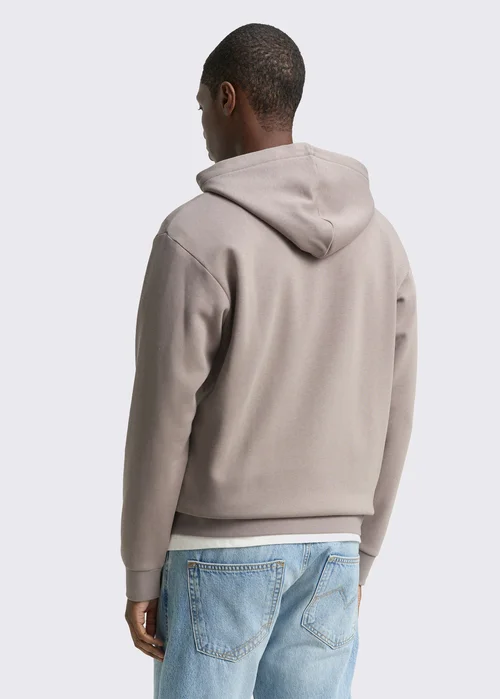 Denim Tom Tailor Hoodie Sweatshirt With Logo Print Satellite