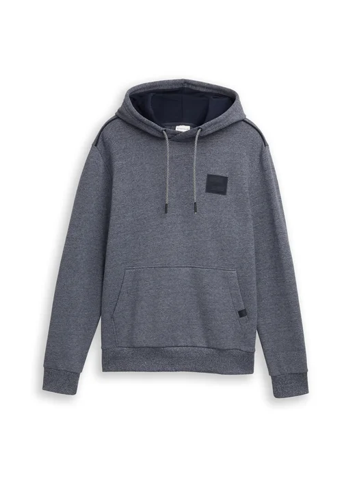 Tom Tailor Hoodie Sweatshirt Navy Grindle Structure